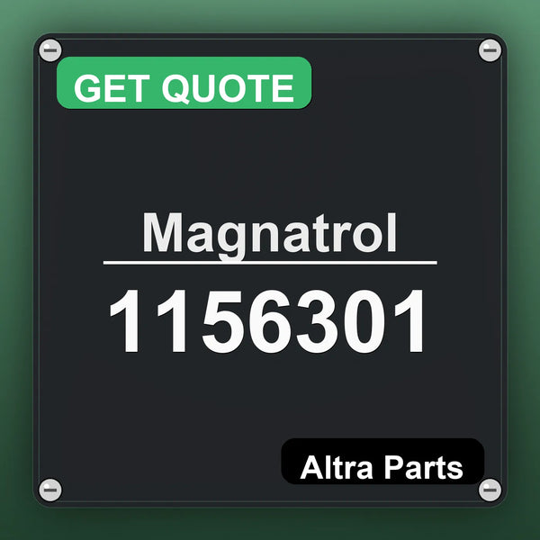 Magnatrol 1156301 industrial nameplate style image – Altra Parts. GET QUOTE.