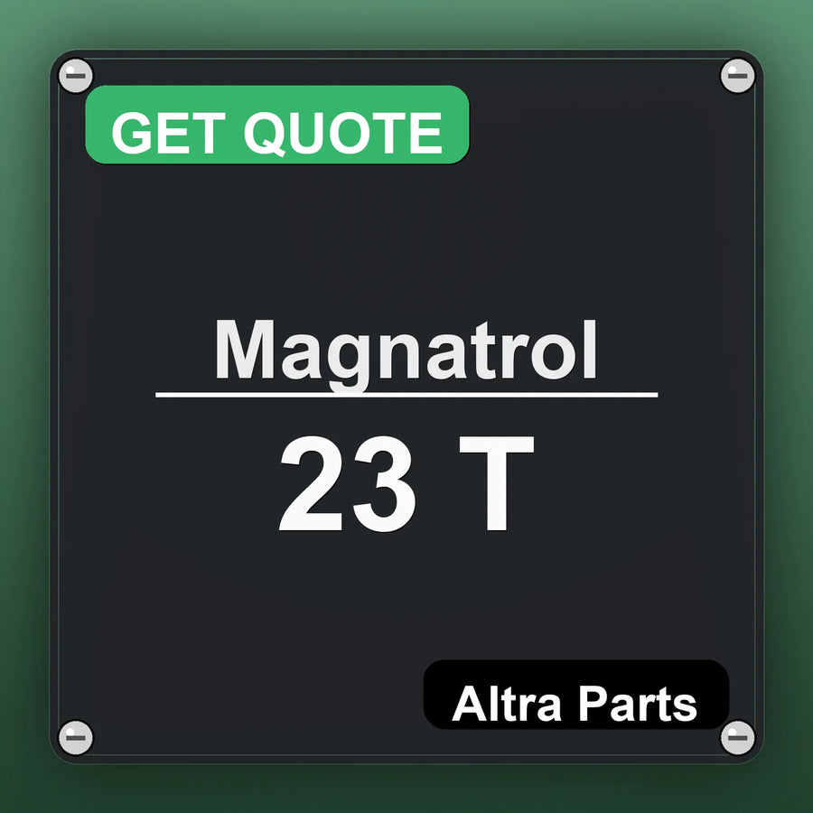 Magnatrol 23 T industrial nameplate style image – Altra Parts. GET QUOTE.