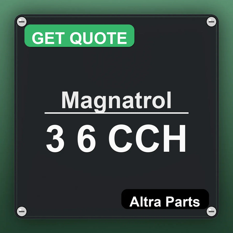 Magnatrol 3 6 CCH industrial nameplate style image – Altra Parts. GET QUOTE.