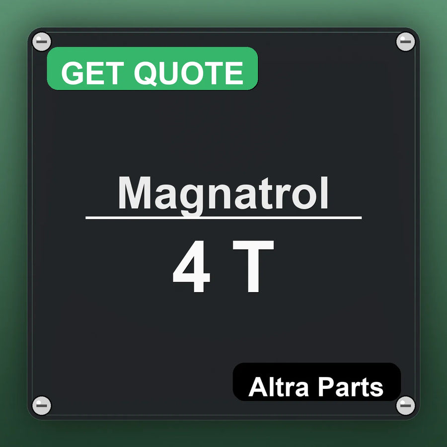 Magnatrol 4 T industrial nameplate style image – Altra Parts. GET QUOTE.