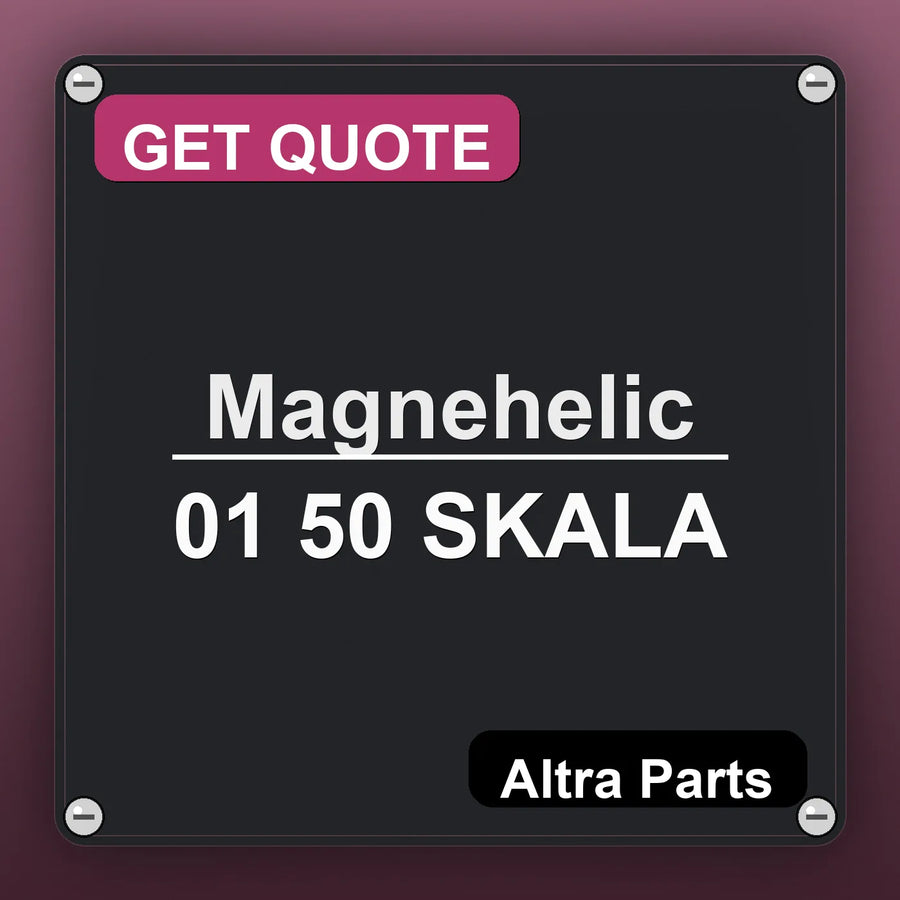 Magnehelic 01 50 SKALA industrial nameplate style image – Altra Parts. GET QUOTE.