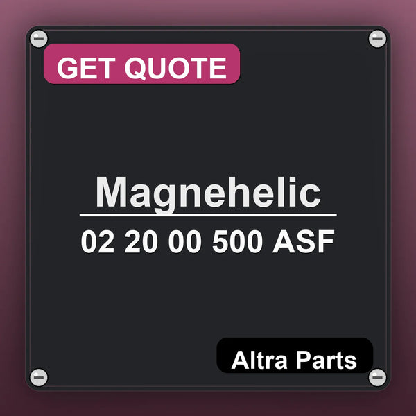 Magnehelic 02 20 00 500 ASF industrial nameplate style image – Altra Parts. GET QUOTE.