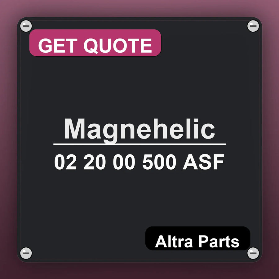 Magnehelic 02 20 00 500 ASF industrial nameplate style image – Altra Parts. GET QUOTE.