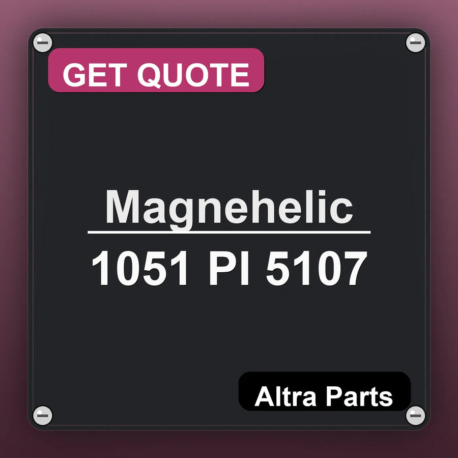 Magnehelic 1051 PI 5107 industrial nameplate style image – Altra Parts. GET QUOTE.