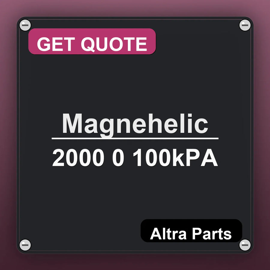 Magnehelic 2000 0 100kPA industrial nameplate style image – Altra Parts. GET QUOTE.