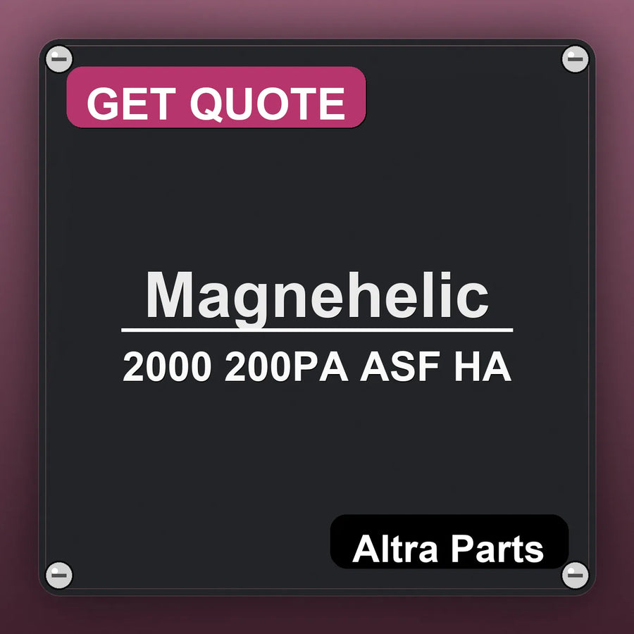 Magnehelic 2000 200PA ASF HA industrial nameplate style image – Altra Parts. GET QUOTE.
