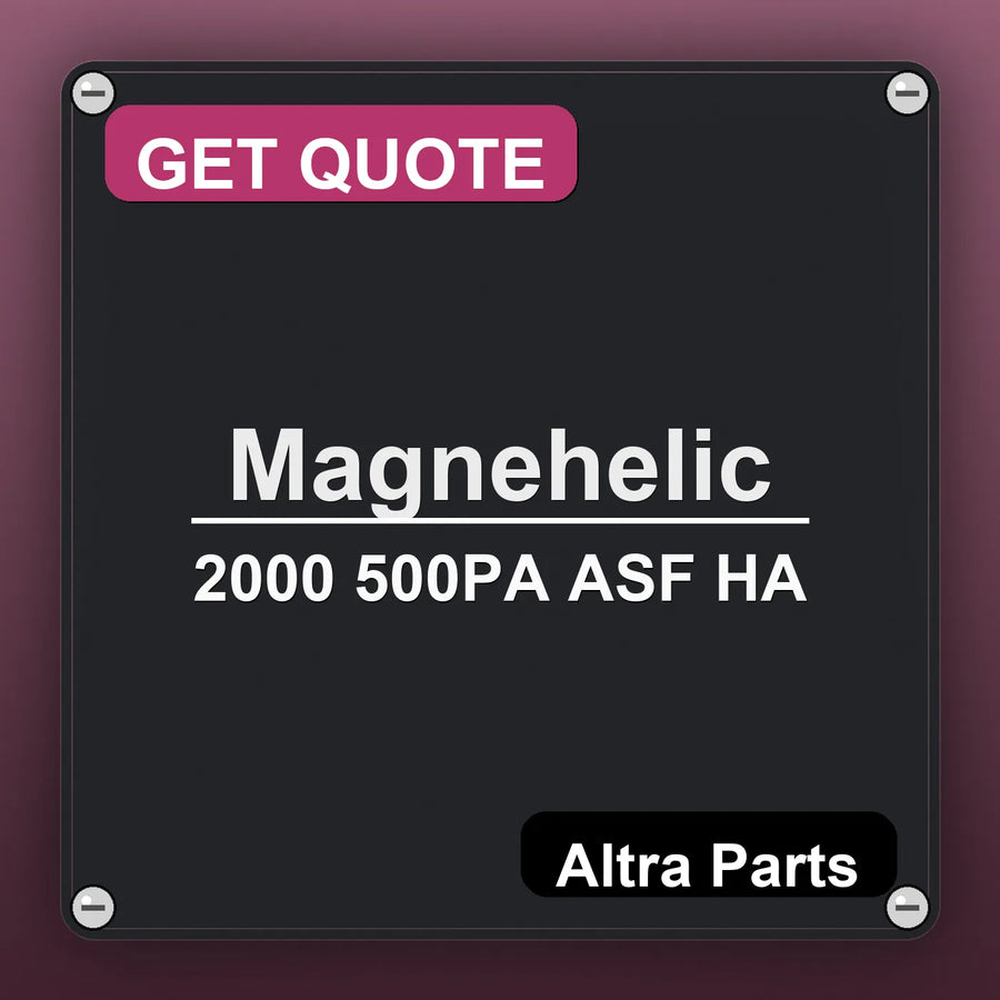 Magnehelic 2000 500PA ASF HA industrial nameplate style image – Altra Parts. GET QUOTE.
