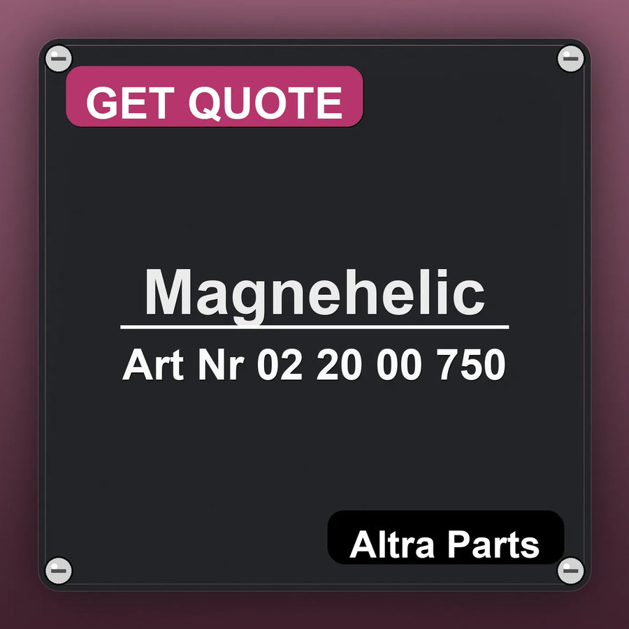 Magnehelic Art Nr 02 20 00 750 industrial nameplate style image – Altra Parts. GET QUOTE.
