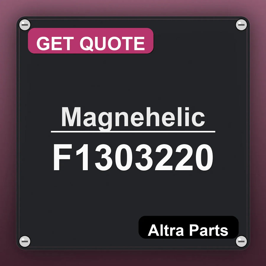 Magnehelic F1303220 industrial nameplate style image – Altra Parts. GET QUOTE.