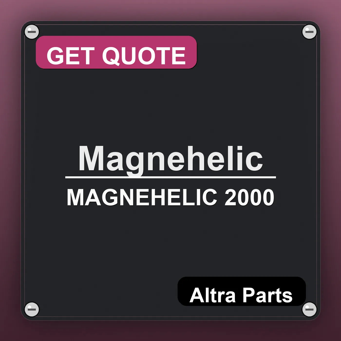 Magnehelic MAGNEHELIC 2000 industrial nameplate style image – Altra Parts. GET QUOTE.