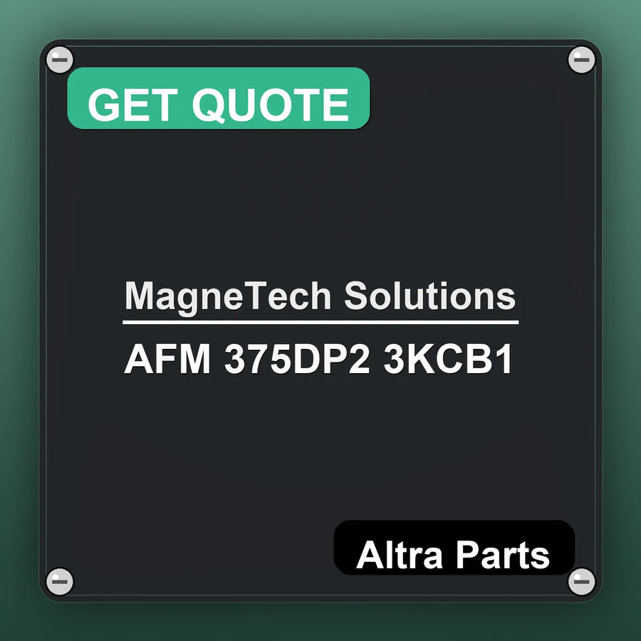 MagneTech Solutions AFM 375DP2 3KCB1 industrial nameplate style image – Altra Parts. GET QUOTE.