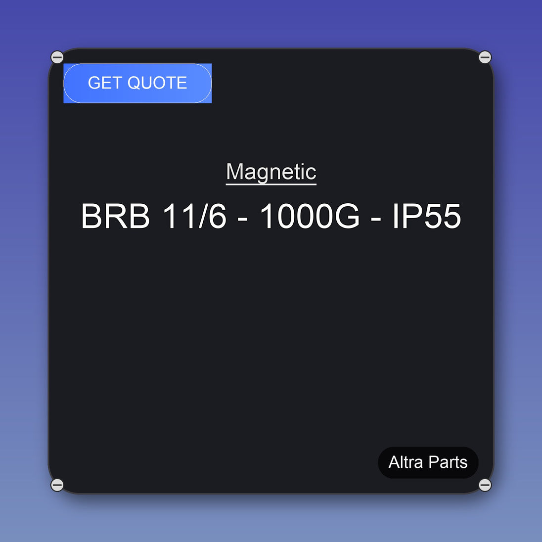 Magnetic BRB 11/6 - 1000G - IP55 industrial spare part – fast international delivery & worldwide shipping