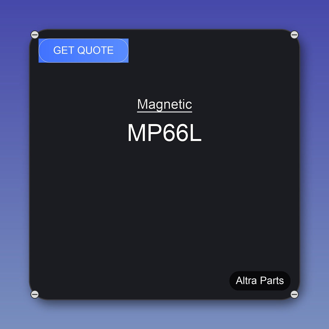 Magnetic MP66L industrial spare part – fast international delivery & worldwide shipping