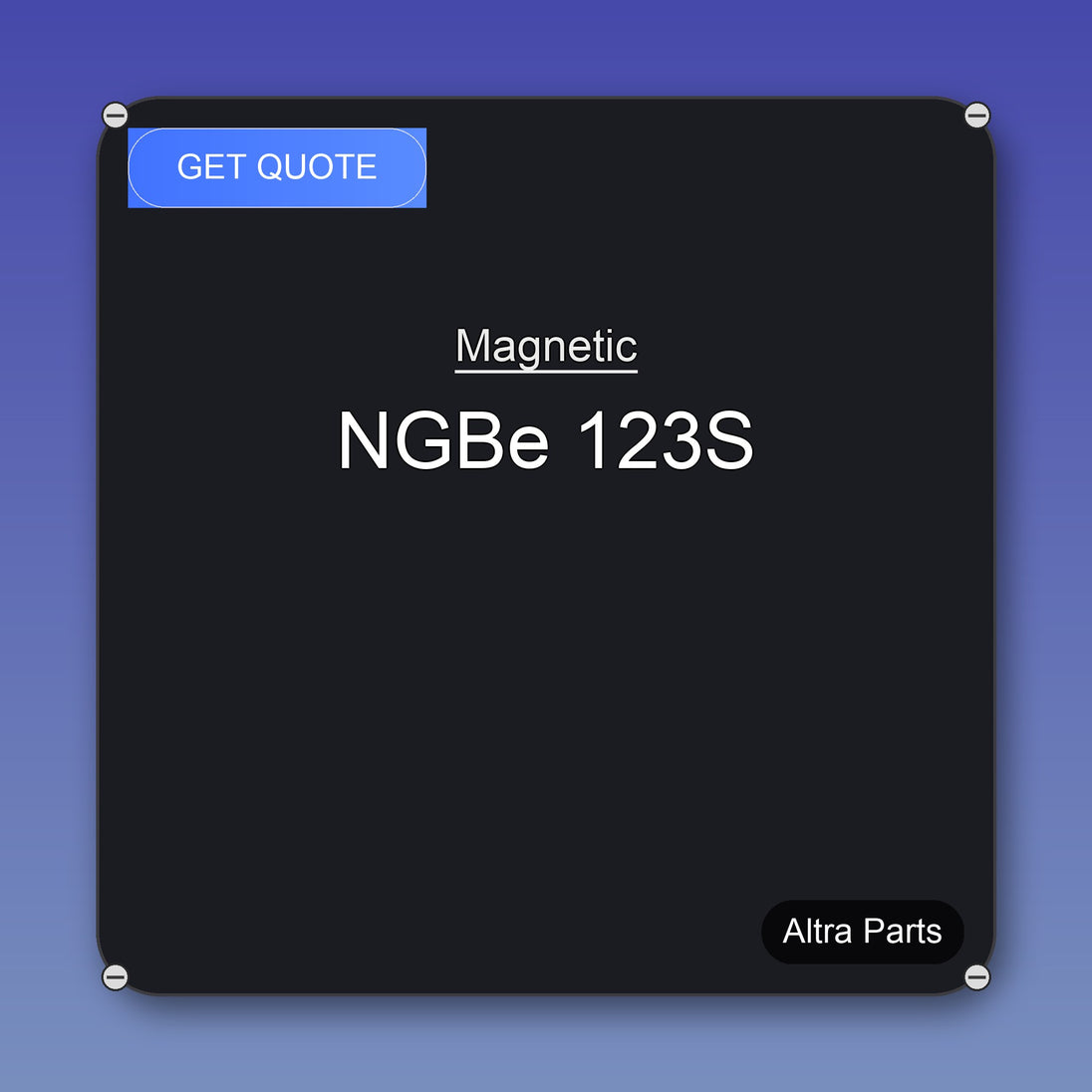 Magnetic NGBe 123S industrial spare part – fast international delivery & worldwide shipping
