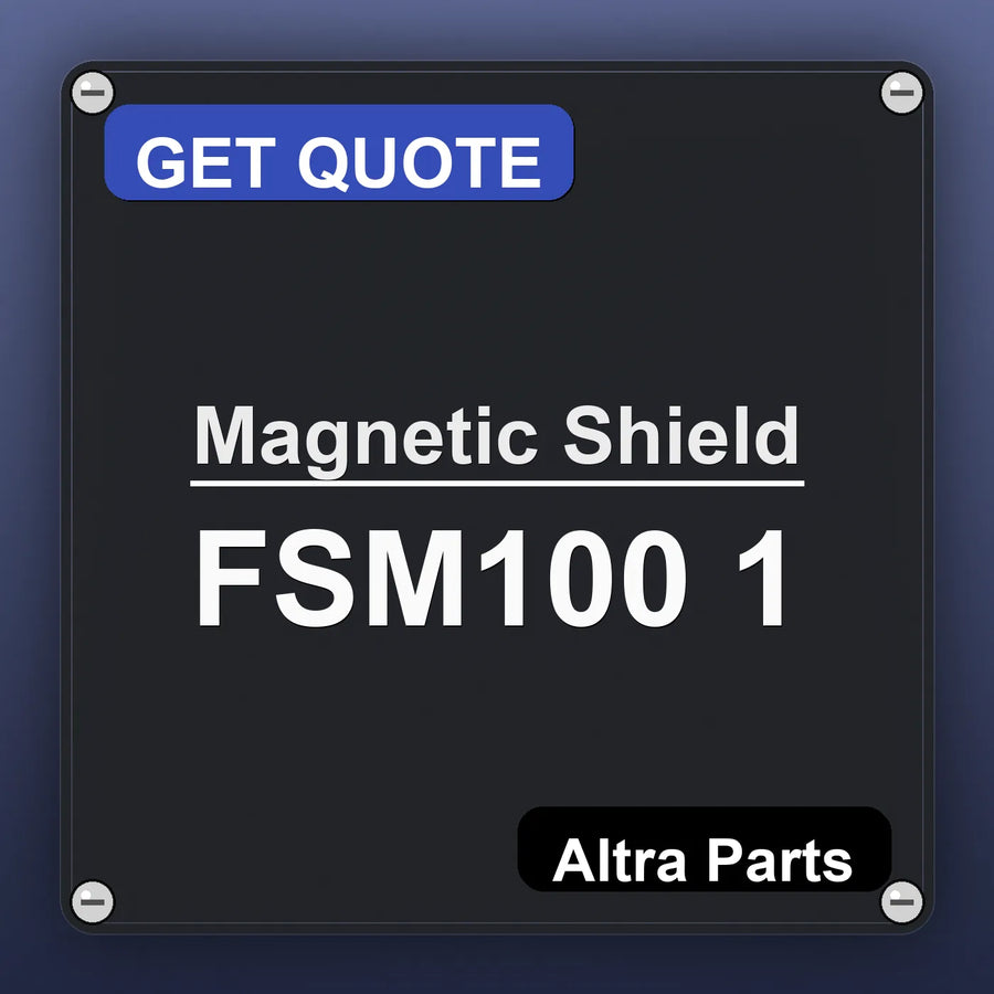 Magnetic Shield FSM100 1 industrial nameplate style image – Altra Parts. GET QUOTE.