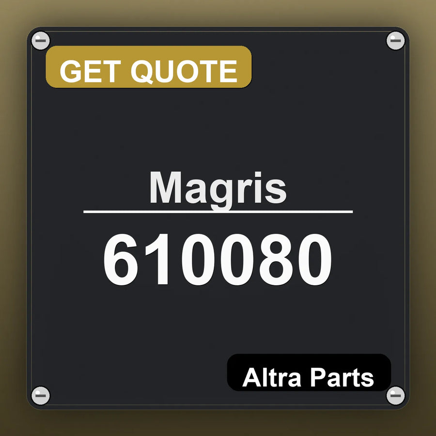Magris 610080 industrial nameplate style image – Altra Parts. GET QUOTE.