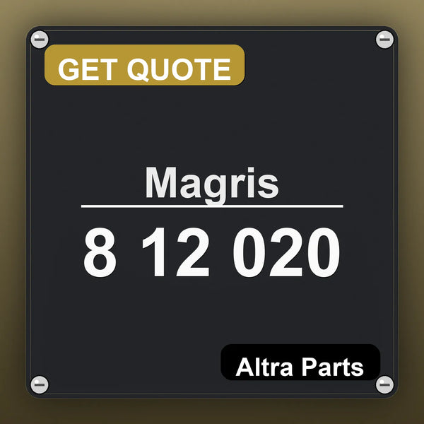Magris 8 12 020 industrial nameplate style image – Altra Parts. GET QUOTE.