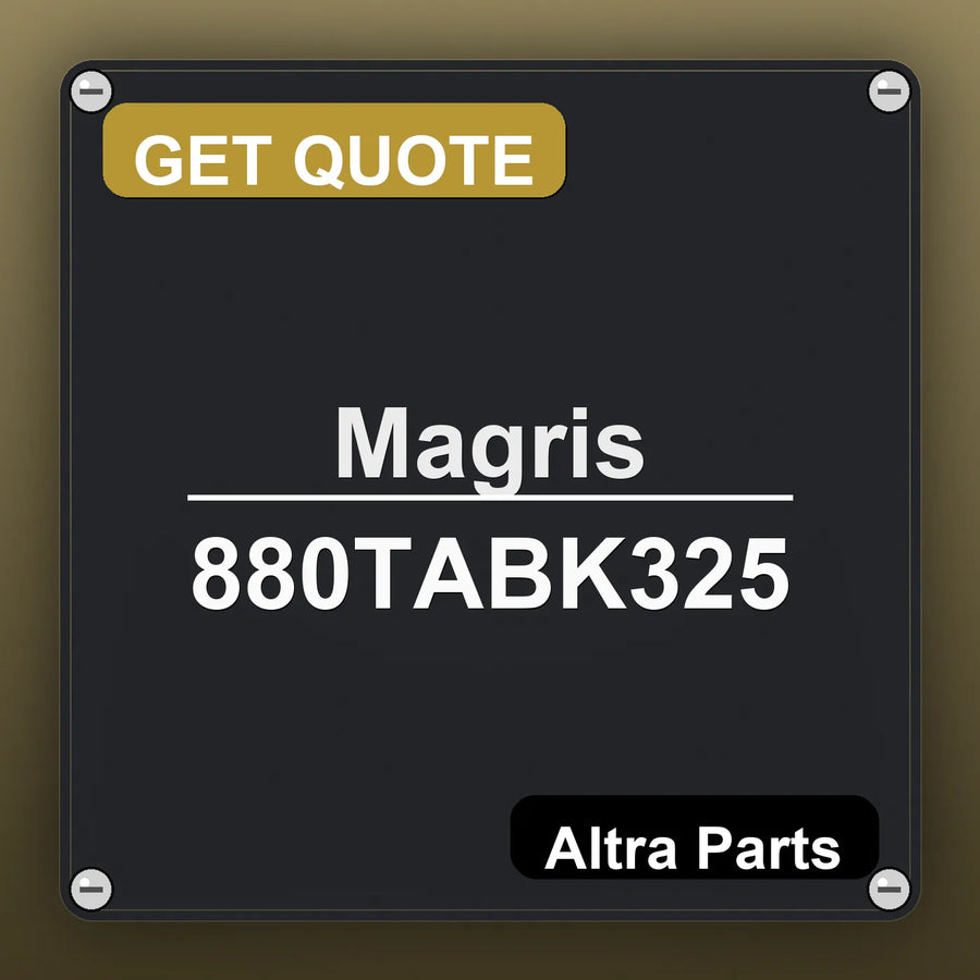 Magris 880TABK325 industrial nameplate style image – Altra Parts. GET QUOTE.
