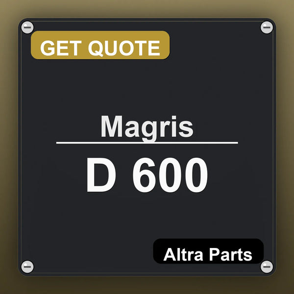 Magris D 600 industrial nameplate style image – Altra Parts. GET QUOTE.