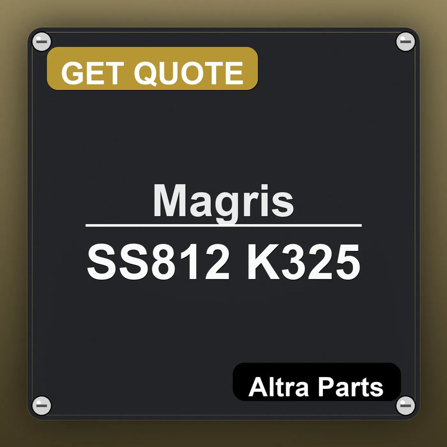 Magris SS812 K325 industrial nameplate style image – Altra Parts. GET QUOTE.