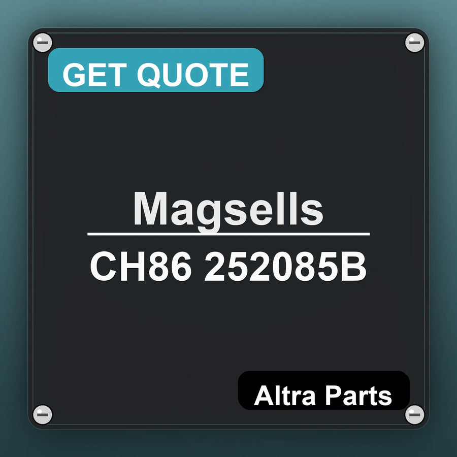 Magsells CH86 252085B industrial nameplate style image – Altra Parts. GET QUOTE.