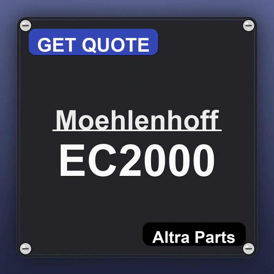 Moehlenhoff EC2000 industrial nameplate style image – Altra Parts. GET QUOTE.