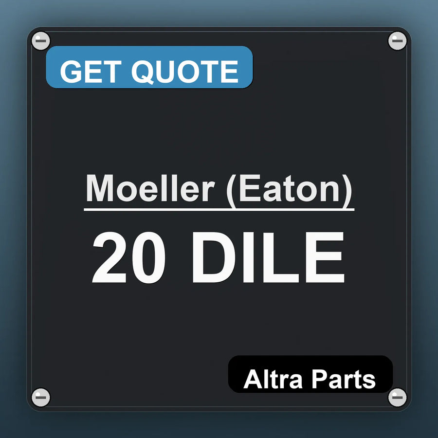 Moeller (Eaton) 20 DILE industrial nameplate style image – Altra Parts. GET QUOTE.
