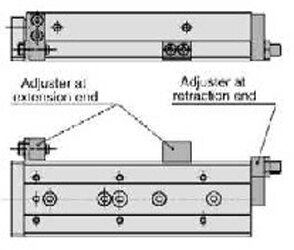 SMC MXQ-AS25 Hubbegrenzung