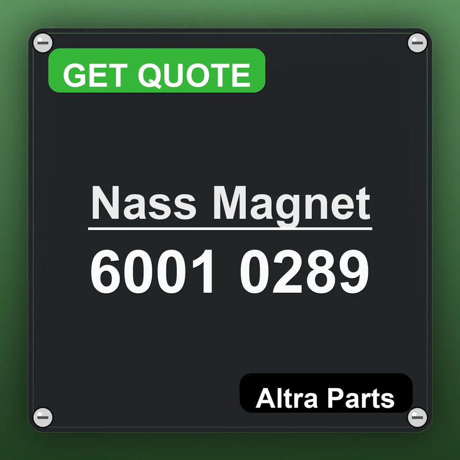 Nass Magnet 6001 0289 industrial nameplate style image – Altra Parts. GET QUOTE.