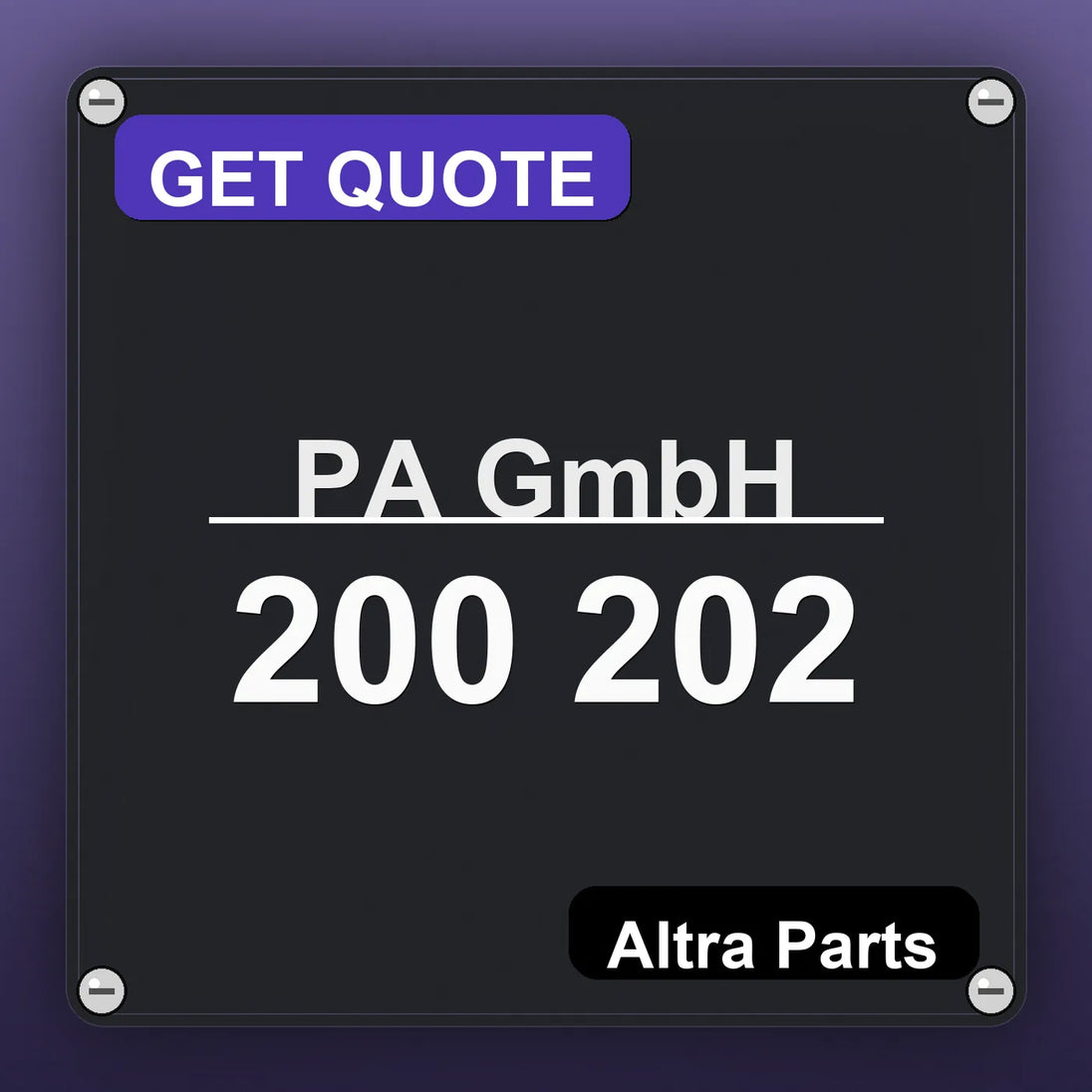 PA GmbH 200 202 | Altra Parts