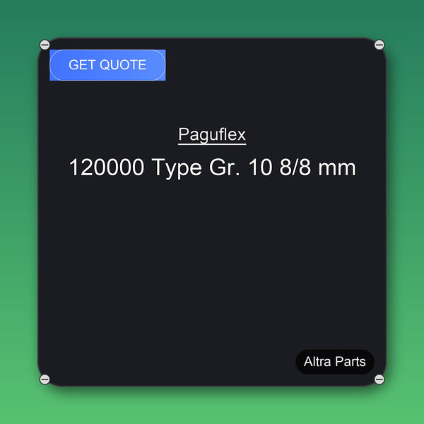 Paguflex 120000 Type Gr. 10 8/8 mm industrial spare part – fast international delivery & worldwide shipping