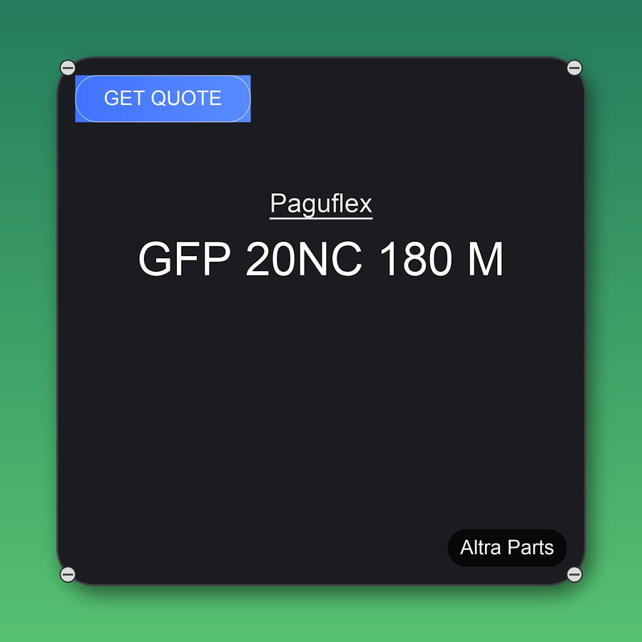Paguflex GFP 20NC 180 M industrial spare part – fast international delivery & worldwide shipping