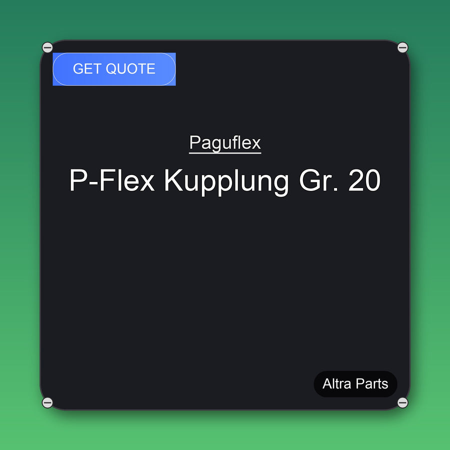 Paguflex P-Flex Kupplung Gr. 20 industrial spare part – fast international delivery & worldwide shipping