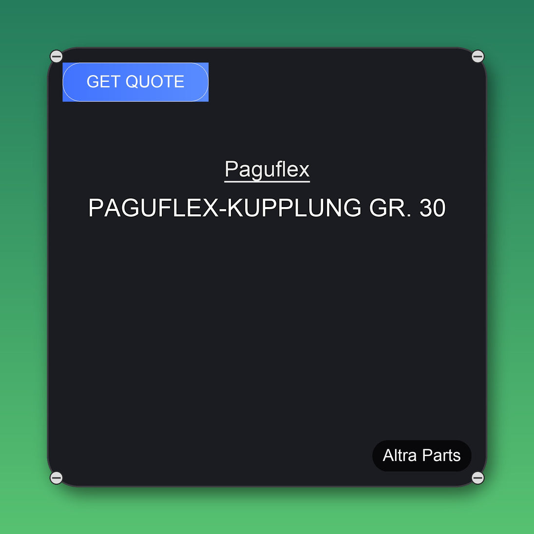 Paguflex Paguflex-Kupplung Gr. 30 industrial spare part – fast international delivery & worldwide shipping