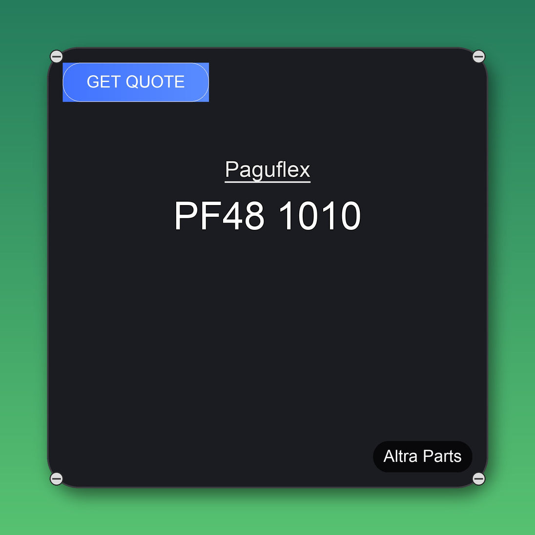 Paguflex PF48 1010 industrial spare part – fast international delivery & worldwide shipping