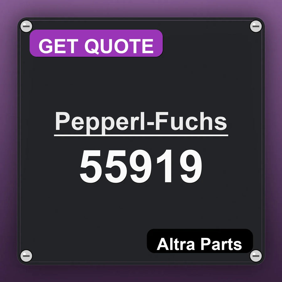 Pepperl-Fuchs 55919 industrial nameplate style image – Altra Parts. GET QUOTE.