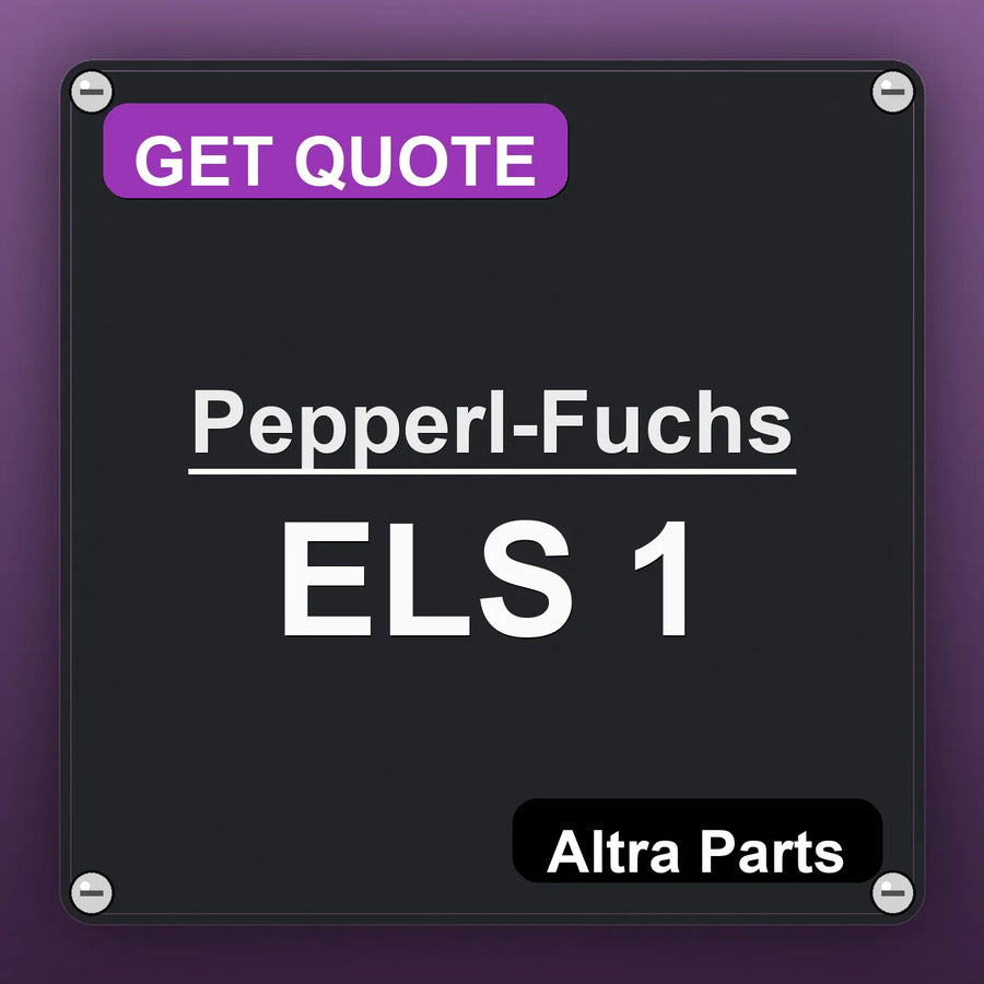 Pepperl-Fuchs ELS 1 industrial nameplate style image – Altra Parts. GET QUOTE.