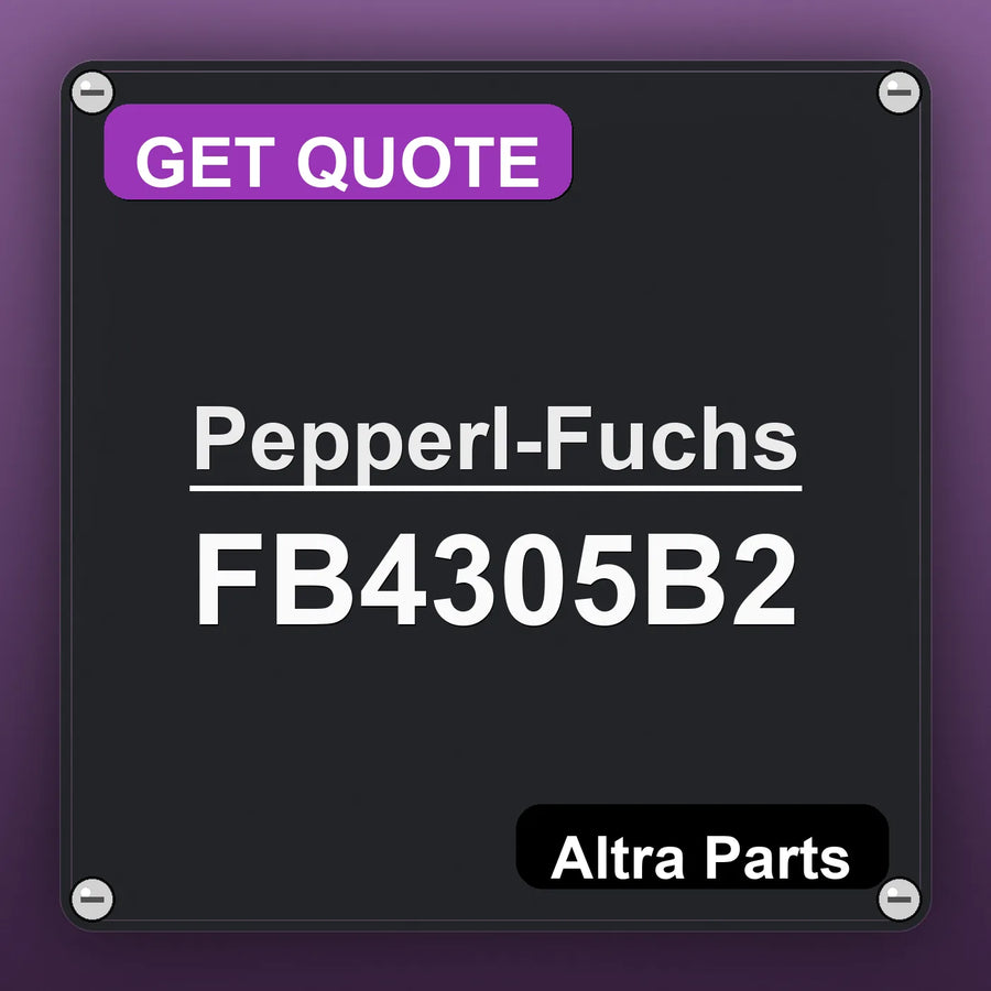 Pepperl-Fuchs FB4305B2 industrial nameplate style image – Altra Parts. GET QUOTE.