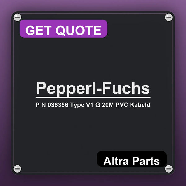 Pepperl-Fuchs P N 036356 Type V1 G 20M PVC Kabeld | Altra Parts