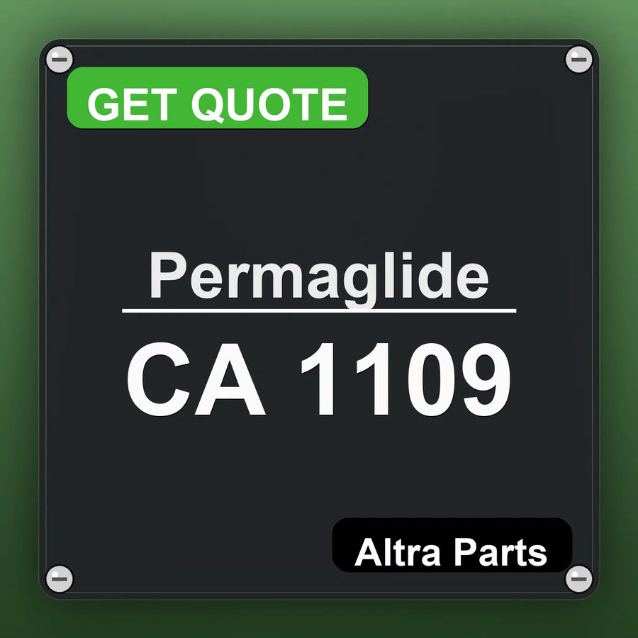 Permaglide CA 1109 industrial nameplate style image – Altra Parts. GET QUOTE.