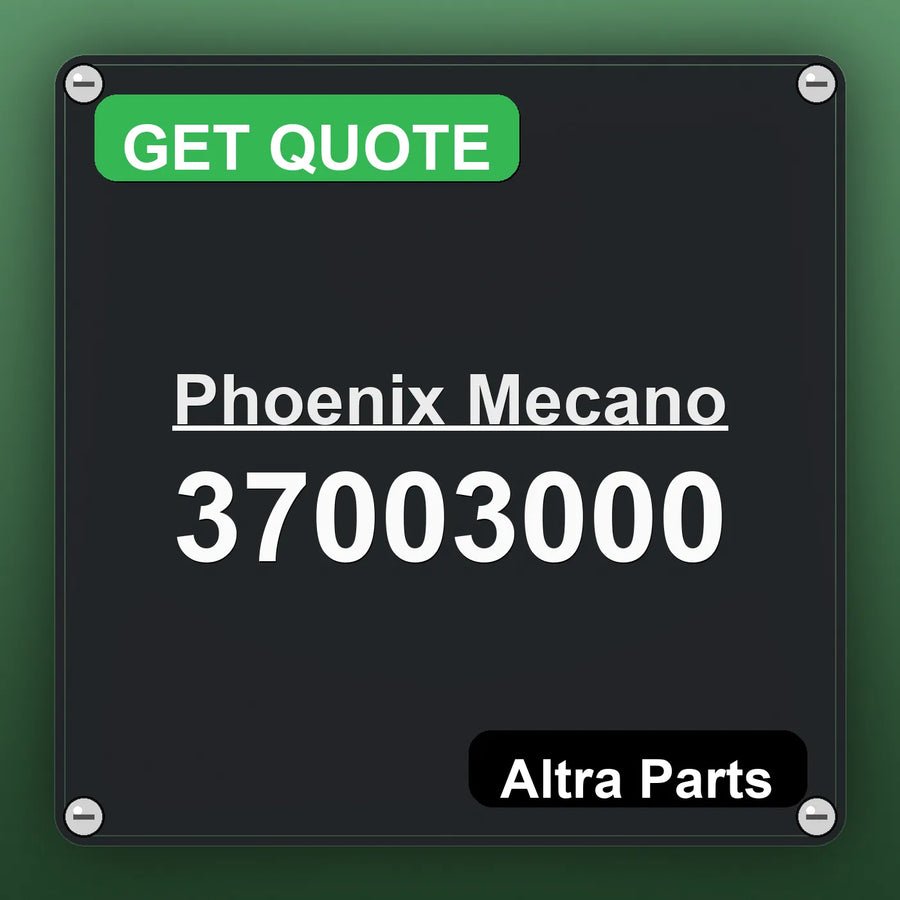 Phoenix Mecano 37003000 industrial nameplate style image – Altra Parts. GET QUOTE.