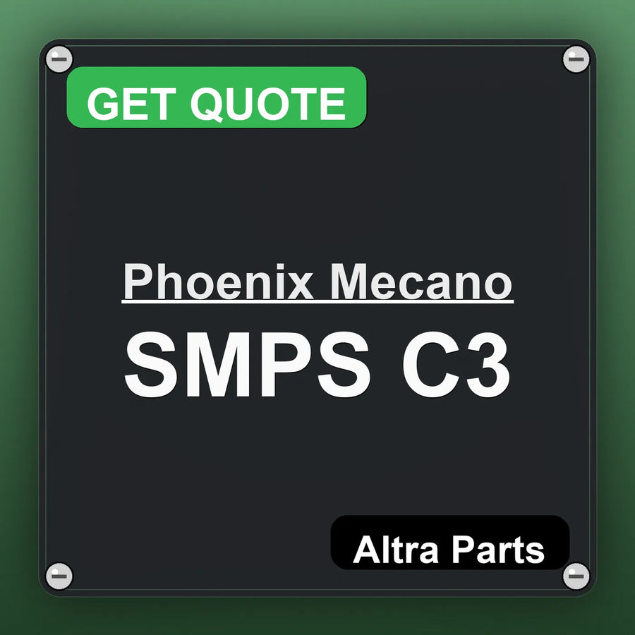 Phoenix Mecano SMPS C3 industrial nameplate style image – Altra Parts. GET QUOTE.