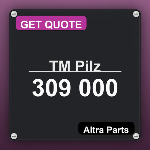 Pilz 309 000 industrial nameplate style image – Altra Parts. GET QUOTE.