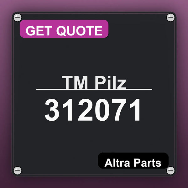 Pilz 312071 industrial nameplate style image – Altra Parts. GET QUOTE.
