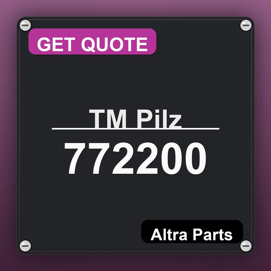 Pilz 772200 industrial nameplate style image – Altra Parts. GET QUOTE.
