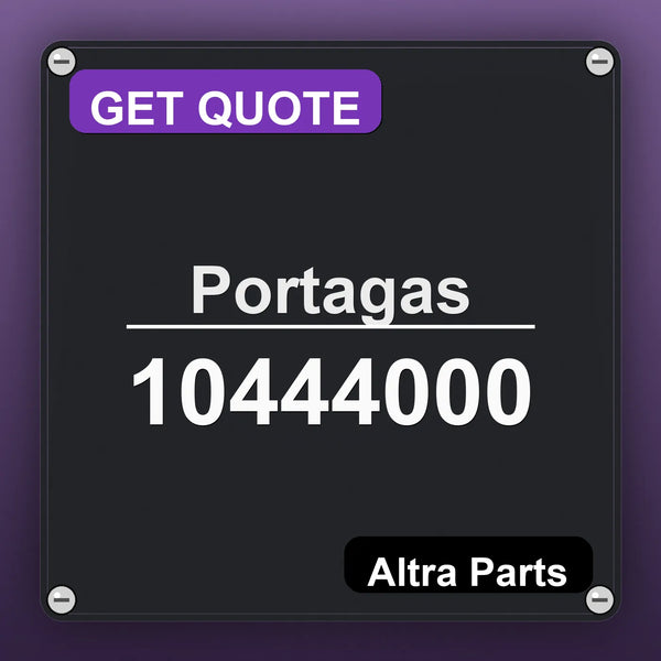 Portagas 10444000 industrial nameplate style image – Altra Parts. GET QUOTE.