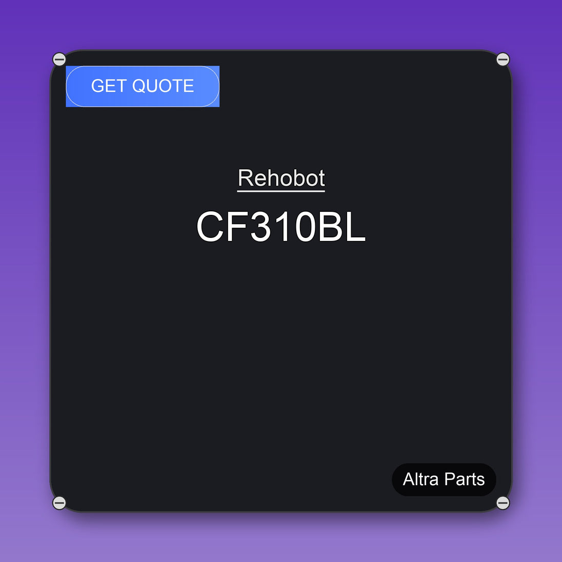 Rehobot CF310BL industrial spare part – fast international delivery & worldwide shipping