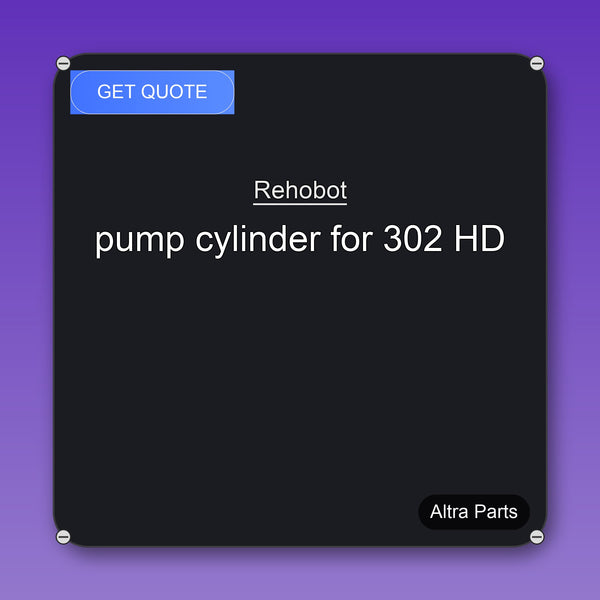 Rehobot pump cylinder for 302 HD industrial spare part – fast international delivery & worldwide shipping