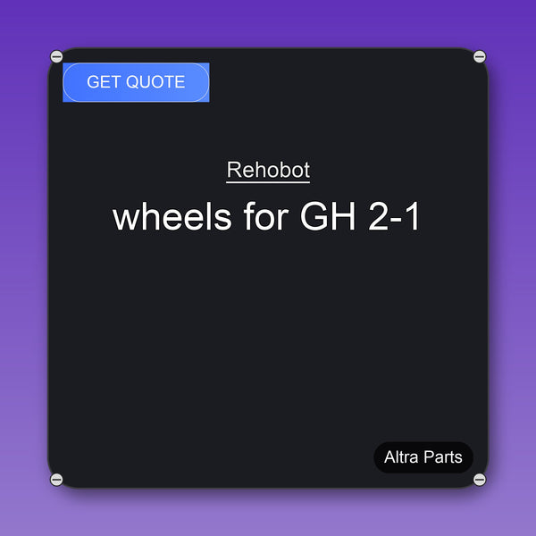 Rehobot wheels for GH 2-1 industrial spare part – fast international delivery & worldwide shipping