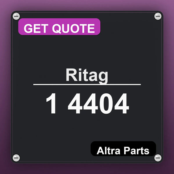 Ritag 1 4404 industrial nameplate style image – Altra Parts. GET QUOTE.